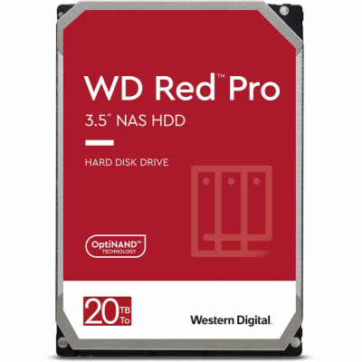 WD RED Pro NAS WD201KFGX 20TB SATAIII/600 512MB cache, 26...