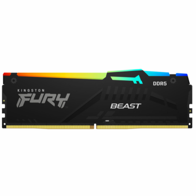 KINGSTON DIMM DDR5 32GB 5200MT/s CL40 FURY Beast Černá RGB