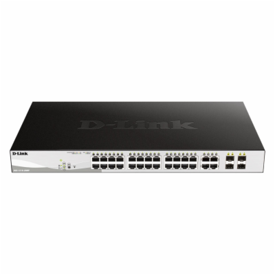 D-Link DGS-1210-28MP L2/L3 Smart+ PoE switch, 24x GbE PoE...