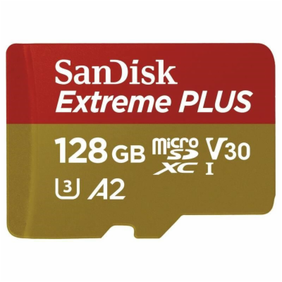 SanDisk micro SDXC karta 128GB Extreme PLUS (200 MB/s Cla...