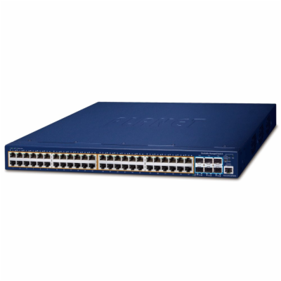 Planet SGS-6310-48P6XR L3 switch, 48x1Gb, 6x10Gb SFP+, 48...