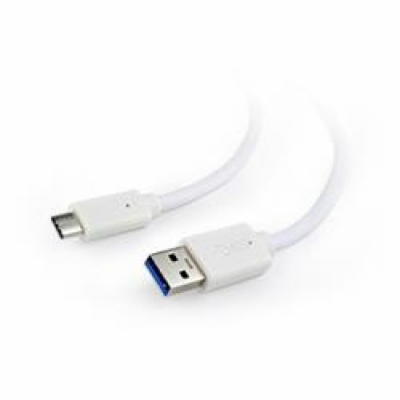 Gembird kábel USB 3.0 (AM) na USB 3.1 (CM), 0.5 m, biely