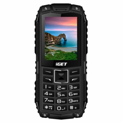 iGET Defender D10 Black - Odolný telefon/2,4"/320x240/Dua...