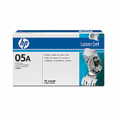 HP 05A Black LJ Toner Cart, 2-pack, CE505D (2,300 / 2,300...