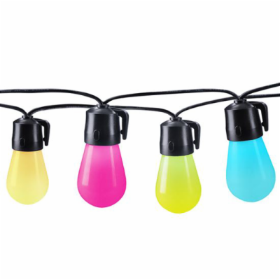 Solight LED smart venkovní řetěz s RGB žárovkami, bluetoo...