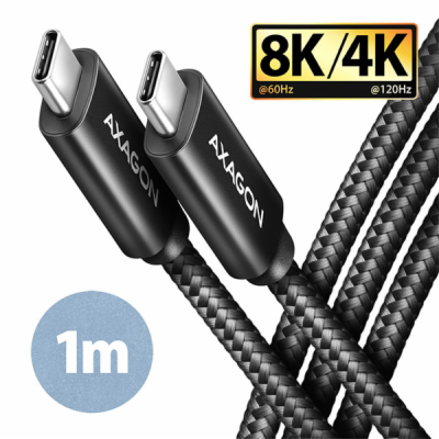 AXAGON BUCM432-CM10AB, NewGEN+ kabel USB-C <-> USB-C, 1m,...