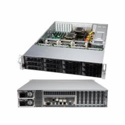 SUPERMICRO 2U chassis 12x 3,5" HS SAS3/SATA/NVMe, 2x920W ...