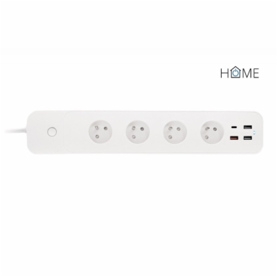 iGET HOME Power 4 USB - Smart WiFi prodlužovací přívod 4x...