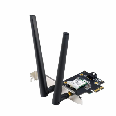 ASUS PCE-AXE5400, WiFi 6E PCI-E adaptér se 2 externími an...