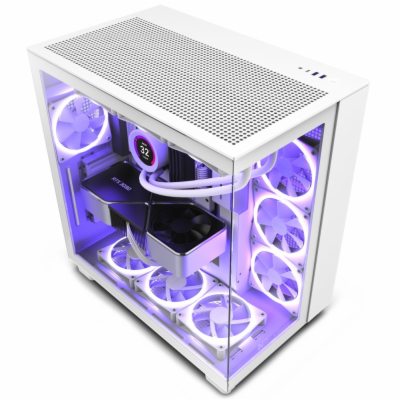 NZXT skříň H9 Flow dvoukomorová ATX / 4x120mm fan / až 10...