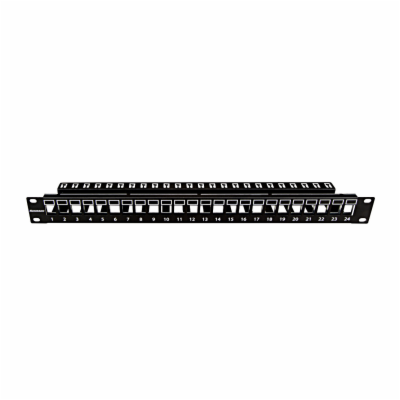 Schrack HSER0240SP 19"patchpanel AMPARO pro 24 keystone S...