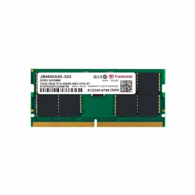 Transcend paměť 32GB SodimmDDR5 4800 JetRam 2Rx8 2Gx8 CL4...