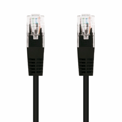 C-TECH Kabel patchcord Cat5e, UTP, černý, 2m