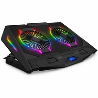 Chladící podložka pro NTB Connect IT NEO RGB do 17" - čer...