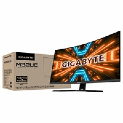 GIGABYTE LCD - 31.5" Gaming monitor M32UC, Prohnutý VA 15...