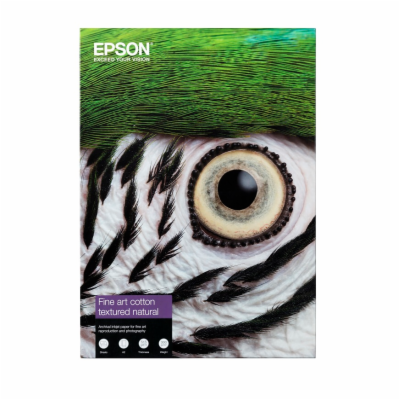 Epson Fine Art Cotton Textured Natural A4, 25 s.