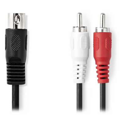 NEDIS redukční audio kabel DIN/ 5pin zástrčka DIN - 2× zá...