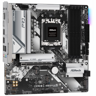 ASRock MB Sc AM5 A620M Pro RS, AMD A620, 4xDDR5, HDMI, DP