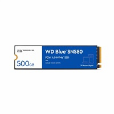 WD BLUE SSD NVMe 500GB PCIe SN580,Gen4 , (R:4000, W:3600M...