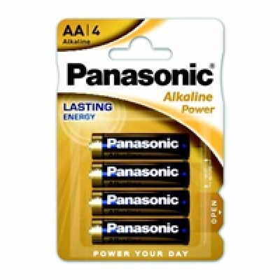 PANASONIC Alkalické baterie Alkaline Power LR6APB/4BP AA ...