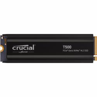 Crucial SSD 2TB T500 PCIe Gen4 NVMe M.2 s chladičem