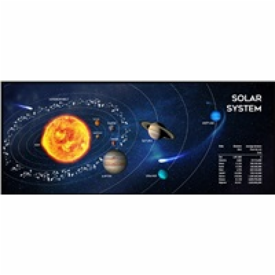 GEMBIRD Podložka pod myš látková Solar System, herní, 350...