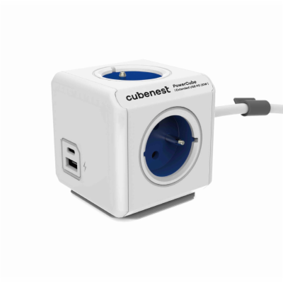 Cubenest Powercube Extended USB PD 20W, A+C, 4× zásuvka, ...