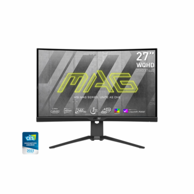 MSI MAG/275CQRXF/27"/VA/QHD/240Hz/1ms/Black/3R