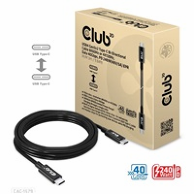 Club3D Kabel USB4 Gen3x2 Typ C 8K60Hz UHD Power Delivery ...