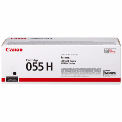 Canon originální toner CRG-055HBk (černý, 7600str.) pro C...