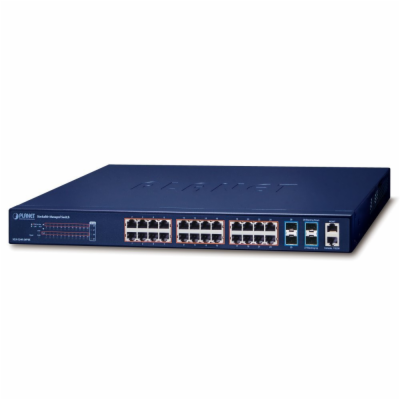 OPRAVENÉ - Planet SGS-5240-24P4X L2/L3 PoE switch, 24x 1G...