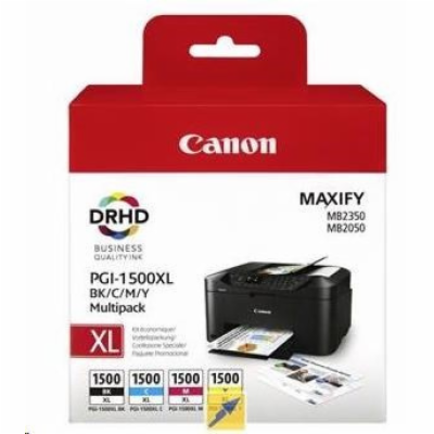 Canon cartridge INK PGI-1500XL BK/C/M/Y/ Multipack / 780str.