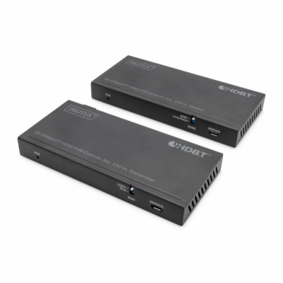 Digitus HDBaseT KVM Extender Set, 150 m 4K/60Hz, USB 2.0,...