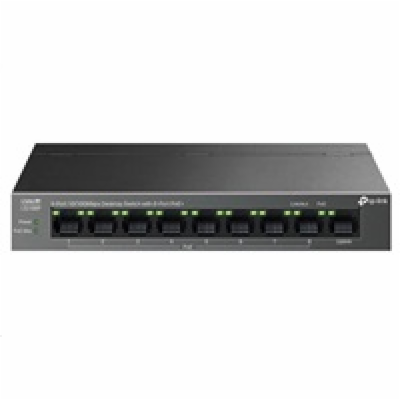 TP-Link LiteWave switch LS109P (9x100Mb/s, 8xPoE+, 63W, f...