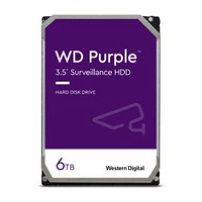 WD PURPLE WD64PURZ 6TB SATA/600 256MB cache, Low Noise, CMR