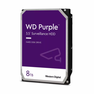 WD PURPLE 8TB / WD85PURZ / SATA 6Gb/s / Interní 3,5"/ 564...