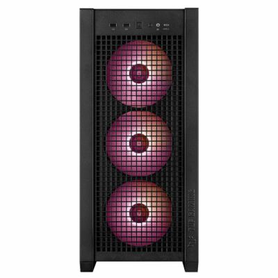 ASUS case TUF GAMING CASE (GT302) TG, Mid Tower, 4x 140mm...