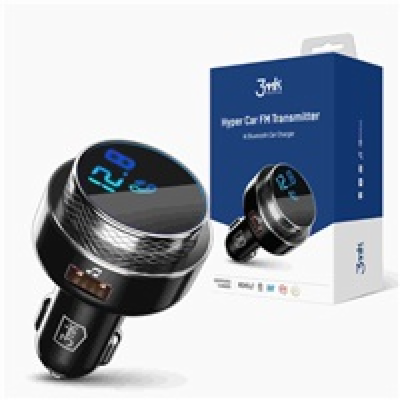 3mk nabíječka do auta Hyper Car FM Transmitter