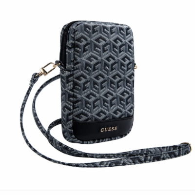 Guess PU G Cube Wallet Phone Bag Zipper, černá Taška na t...