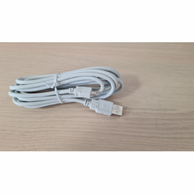 Kabel USB na micro USB 3m, bílá Datový kabel výborně posl...