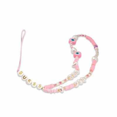 Guess Poutko na Telefon Beads Shell Pink Guess phone char...