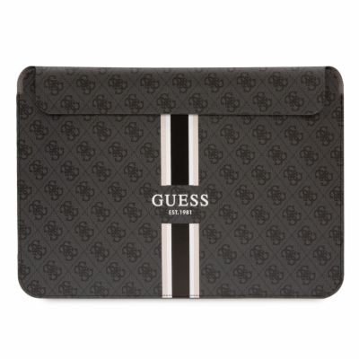 Guess PU 4G Printed Stripes Computer Sleeve 16" černý Gue...