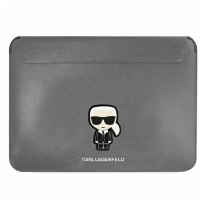 Karl Lagerfeld Saffiano Ikonik Computer pouzdro 16" Silve...