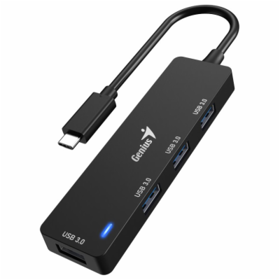 GENIUS hub UH-400/ USB-C na 4x USB3.0/ černý