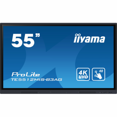 55" iiyama TE5512MIS-B3AG: IPS,4K,40P,HDMI,VGA