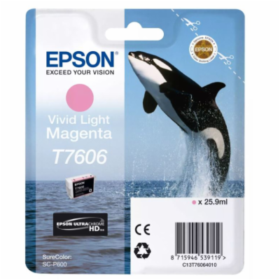 Epson T7606 Ink Cartridge Vivid Light Magenta