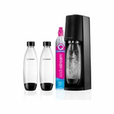 SodaStream Terra Black výrobník sody, mechanický, 2x 1l l...