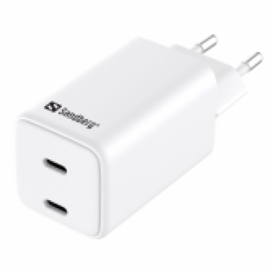 Sandberg AC Charger Dual USB-C PD65W EU