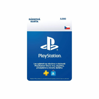 ESD CZ - PlayStation Store el. peněženka - 5000 Kč