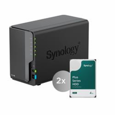 Synology DiskStation DS224+, 2-bay NAS, včetně 2ks HDD 4T...